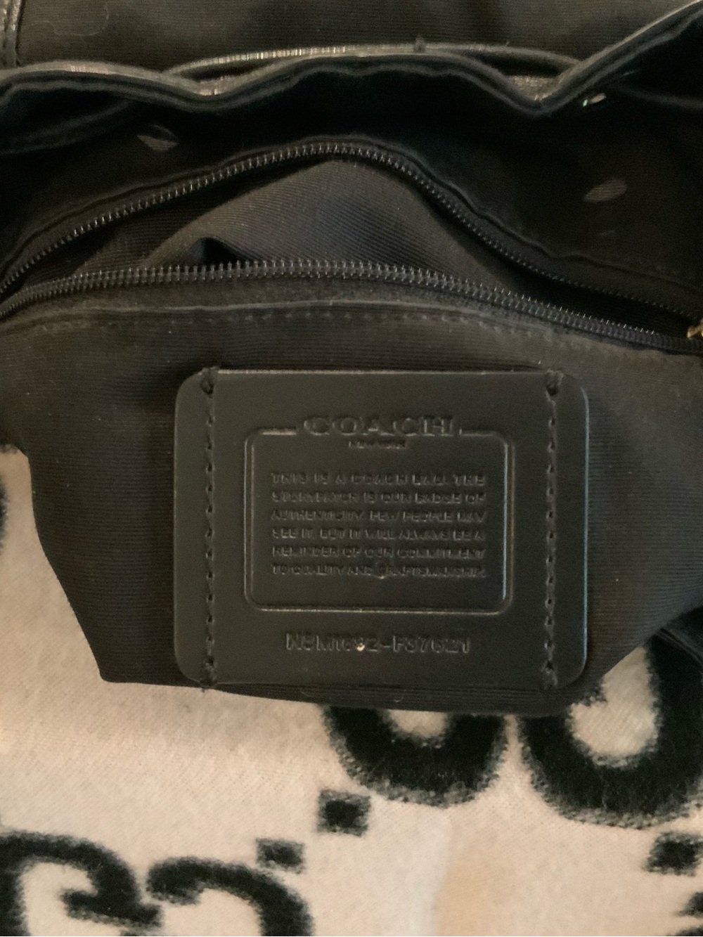 Coach Black Billie Mini Backpack - Picture 7 of 13